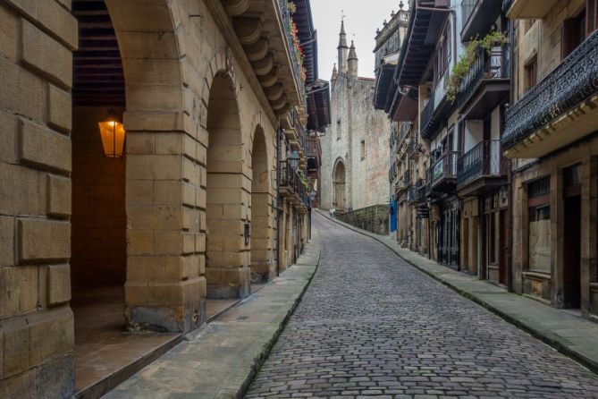 Calle Mayor: foto en Hondarribia