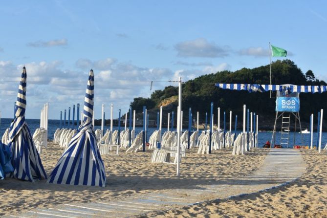 el camino al mar: foto en Donostia-San Sebastián