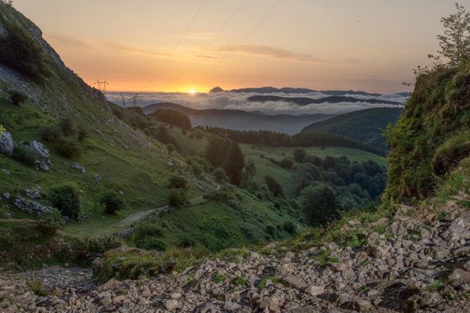 Camino a San Adrian: foto en Zegama