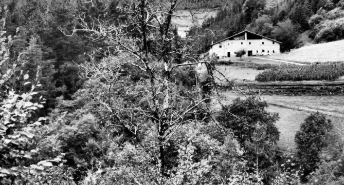 Caserio desde Sta. Marina: foto en Albiztur