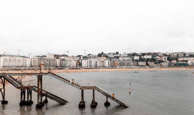 "Como el agua" sonaba mil veces: foto en Donostia-San Sebastián