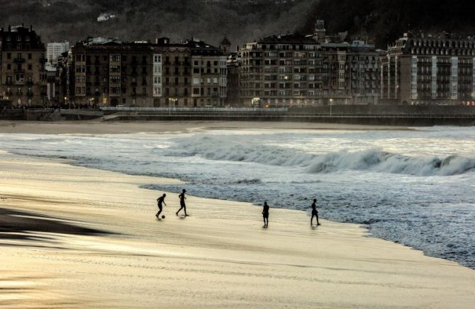 Con un poco de luz: foto en Donostia-San Sebastián