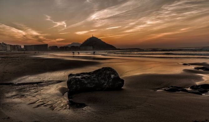 Cuando baja la marea: foto en Donostia-San Sebastián