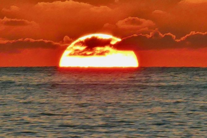 Cuando el sol se acuesta : foto en Zarautz