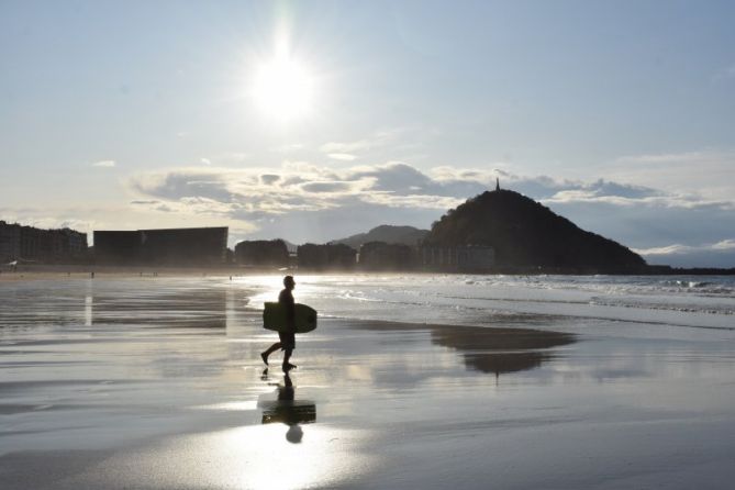 dia de surf: foto en Donostia-San Sebastián