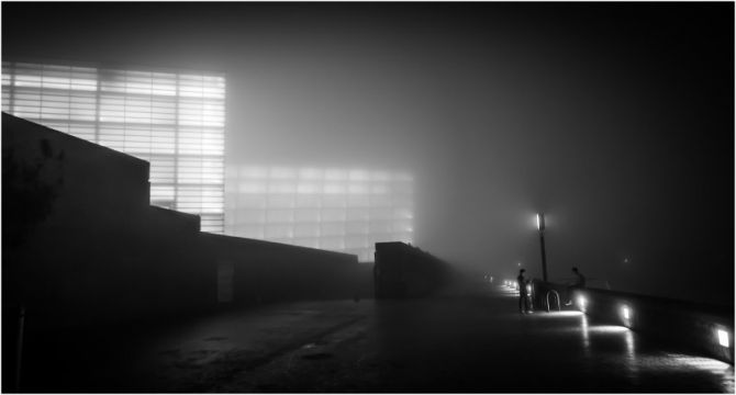 Donosti en la niebla: foto en Donostia-San Sebastián