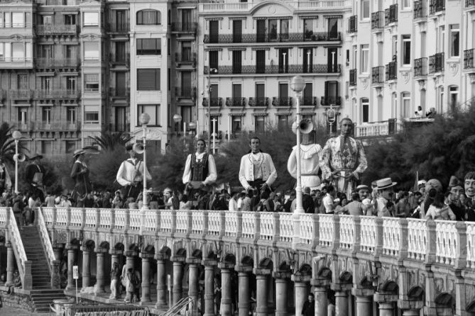 Donostiko erraldoiak kontxatik: foto en Donostia-San Sebastián