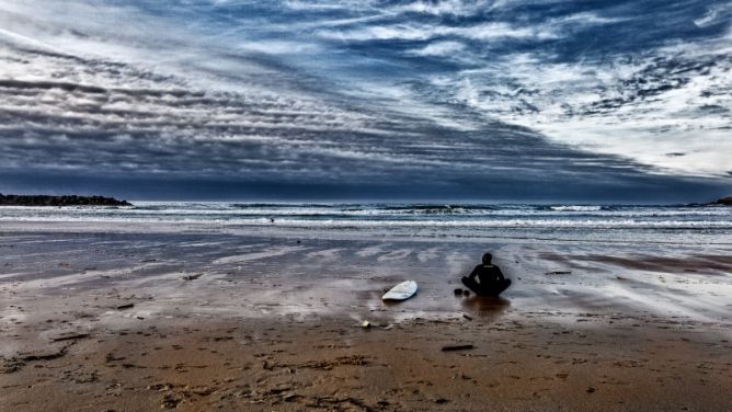 Entre el cielo y el mar: foto en Donostia-San Sebastián