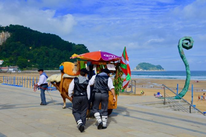 Euskal festa Zarautzen : foto en Zarautz