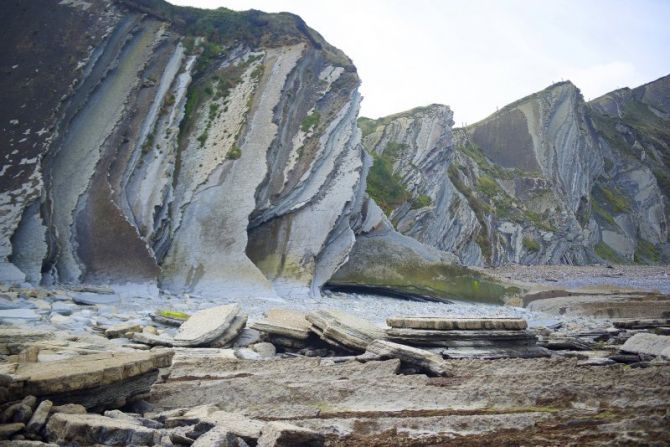 Flysch: foto en Zumaia