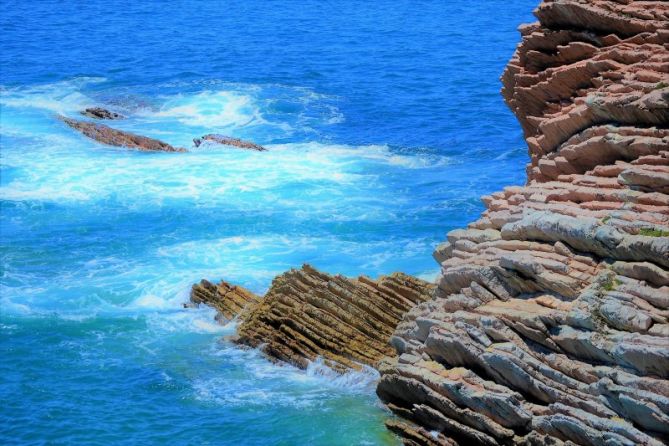 Flysch de Itzurun: foto en Zumaia