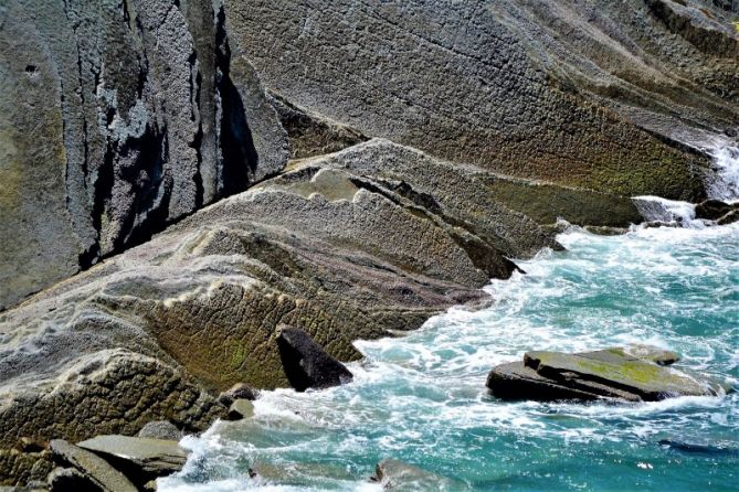 Flysch de Zumaia: foto en Zumaia