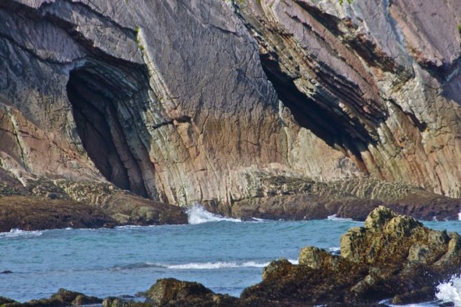 Flysh de Zumaia -1: foto en Zumaia