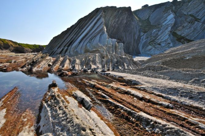 Flysh de Zumaia-5: foto en Zumaia