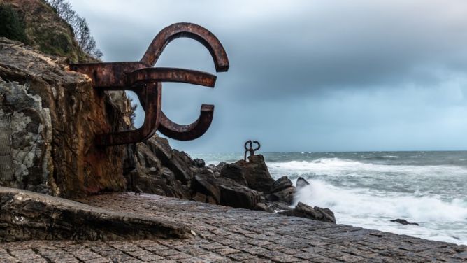 La fuerza del mar: foto en Donostia-San Sebastián