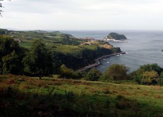 Getaria desde la ruta GR-121.
