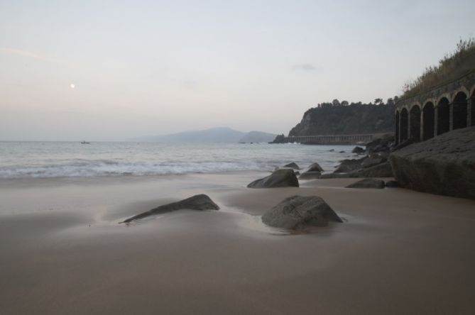 Getaria ilunabarrean: foto en Getaria