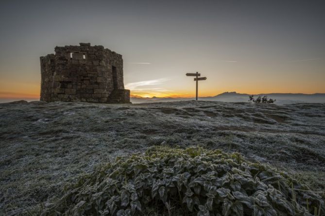 Helada en el Torreon,Jaizkibel. : foto en Hondarribia