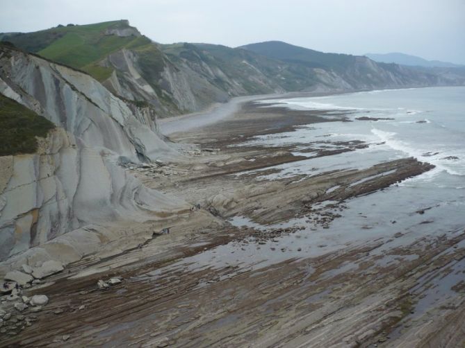 HISTORIA GEOLOGICA: foto en Zumaia