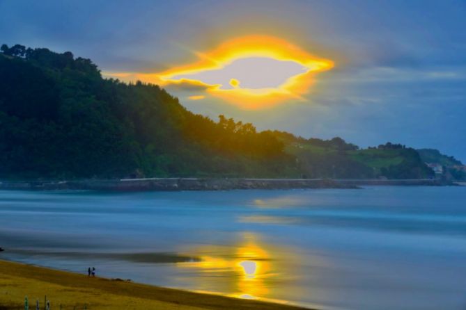 La hora azul : foto en Zarautz