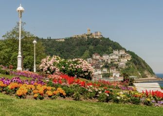 Igueldo desde el Palacio Miramar 