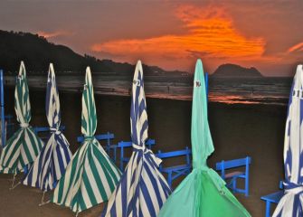 Ilunabarrra Zarautzen 