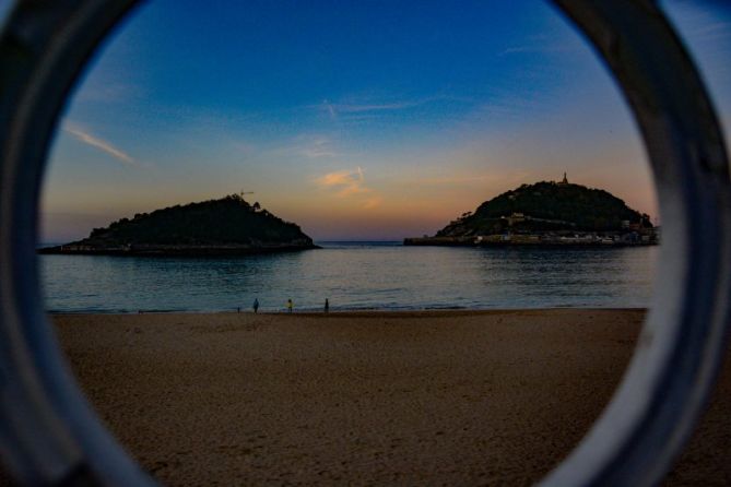  La isla de Santa Clara : foto en Donostia-San Sebastián