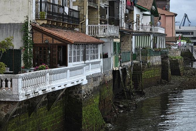 Itsas bazterrean: foto en Pasaia