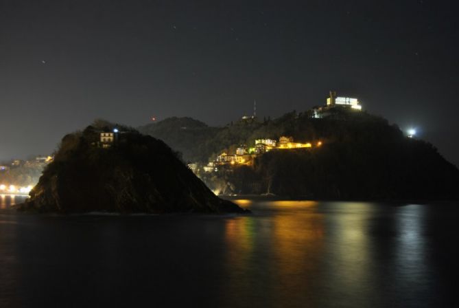 Izarrak, itsasoa, argiak, gaua...: foto en Donostia-San Sebastián