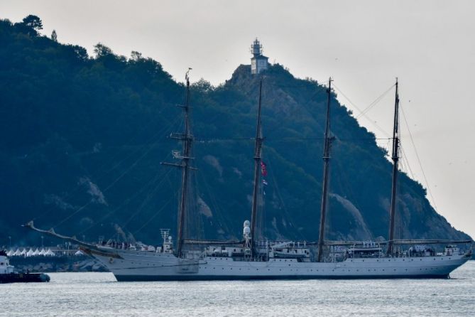 Juan Sebastian Elcano y el raton: foto en Getaria