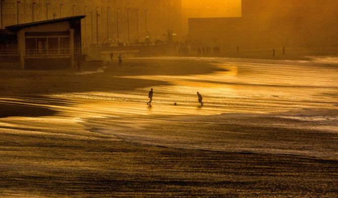 juegos al atardecer 3: foto en Donostia-San Sebastián