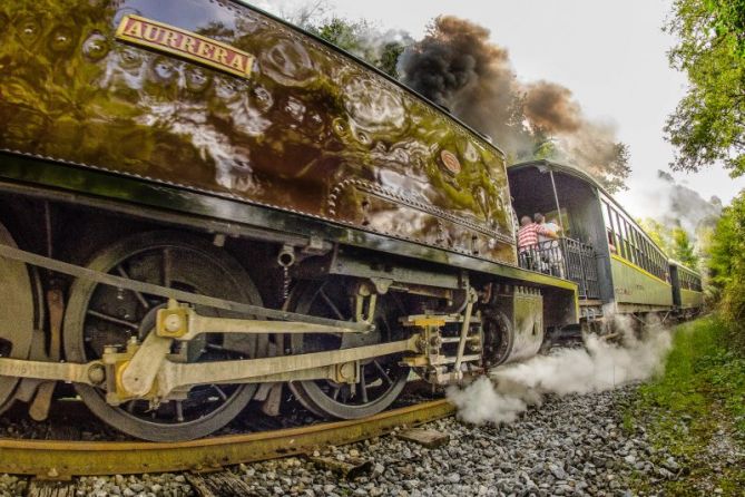 Locomotora Aurrera: foto en Azpeitia