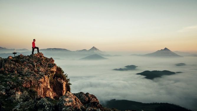 mar de nubes 1: foto en Oñati