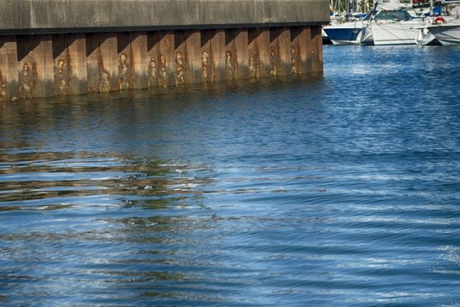 Muelle: foto en Hondarribia