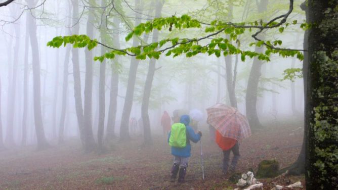 Niebla en Urbia : foto en Oñati