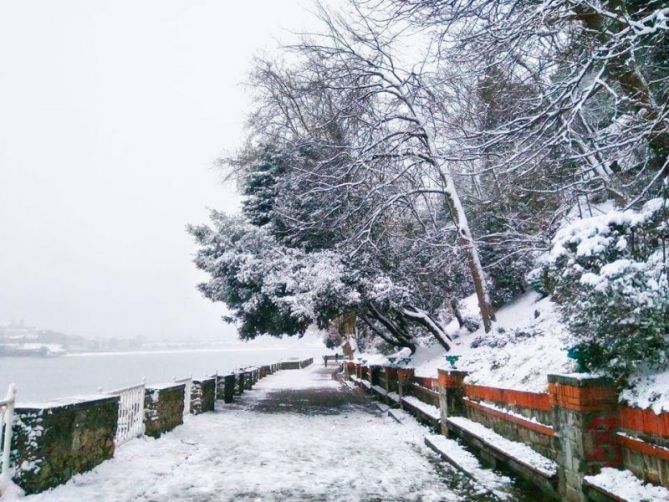 Nieve en Donostia: foto en Donostia-San Sebastián