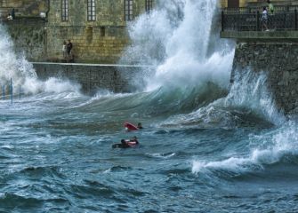 Olas en Zarautz