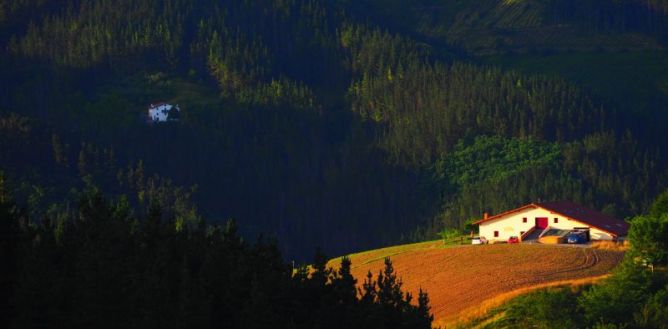 paisaje desde lazkaomendi: foto en Lazkao