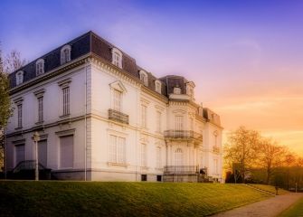 Palacio de Aiete al atardecer