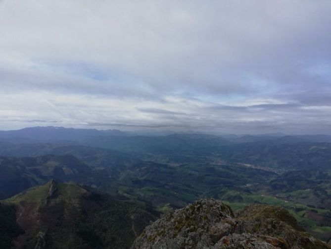 panoramica del goierri: foto en Amezketa