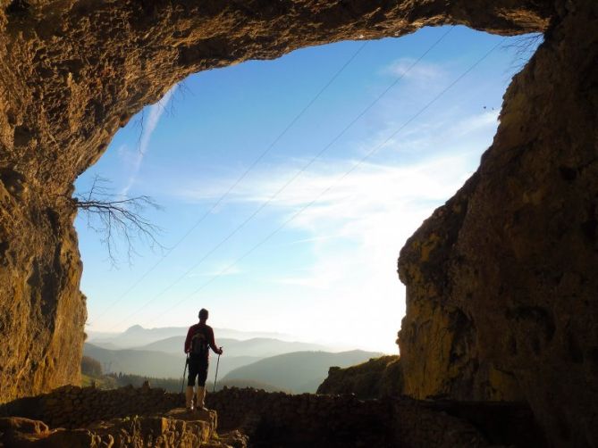 Paso cueva : foto en Zegama