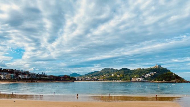 Peinando las nubes: foto en Donostia-San Sebastián