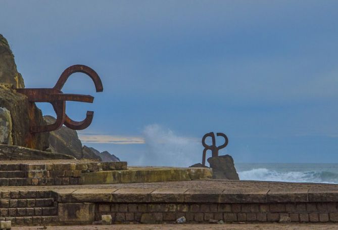 El peine del viento: foto en Donostia-San Sebastián