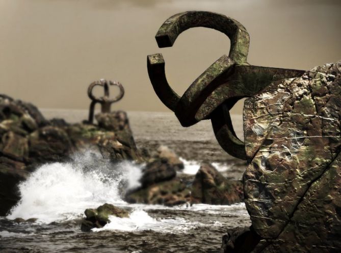 "peine del viento": foto en Donostia-San Sebastián