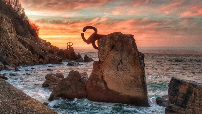 Peine del Viento: foto en Donostia-San Sebastián