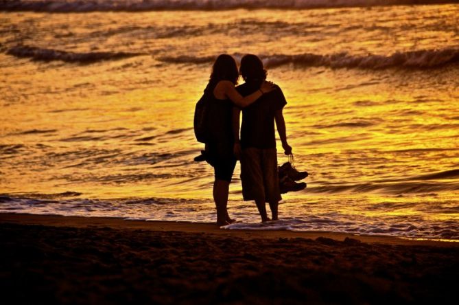 Pidiendo un deseo : foto en Zarautz