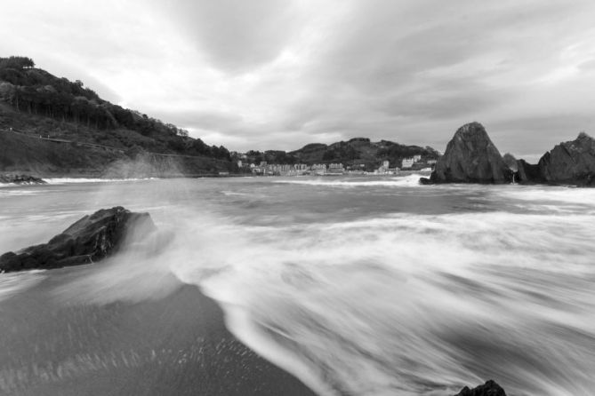 Playa de Saturraran: foto en Mutriku