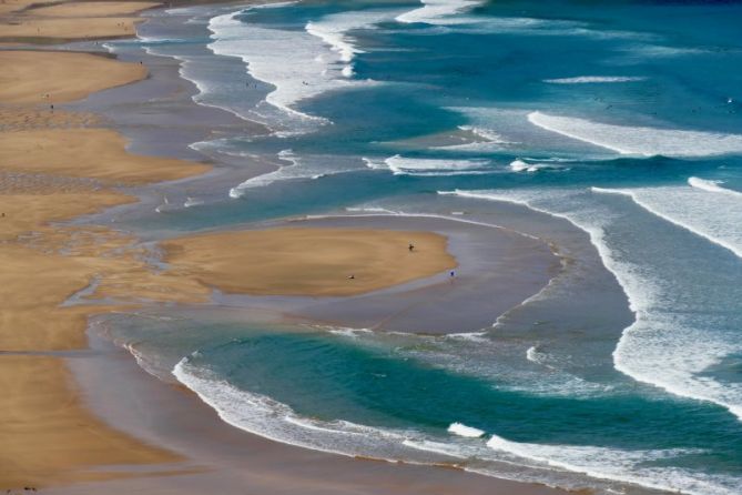 Playa de Zarautz : foto en Zarautz