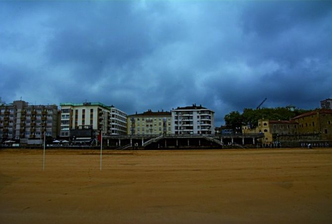 playa zarautz: foto en Zarautz