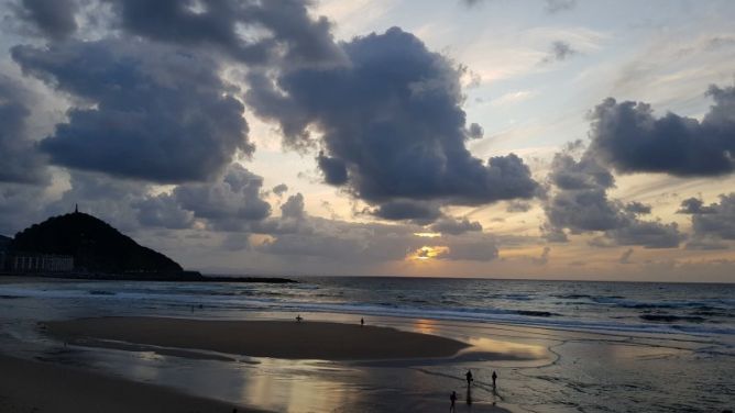 Playa de la  Zurriola: foto en Donostia-San Sebastián